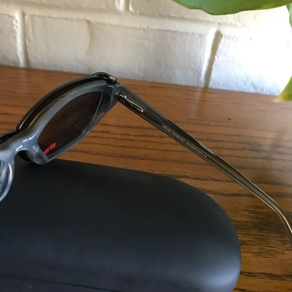 Takumi  eyeglass frame NWOT with sun Clip gorpcore